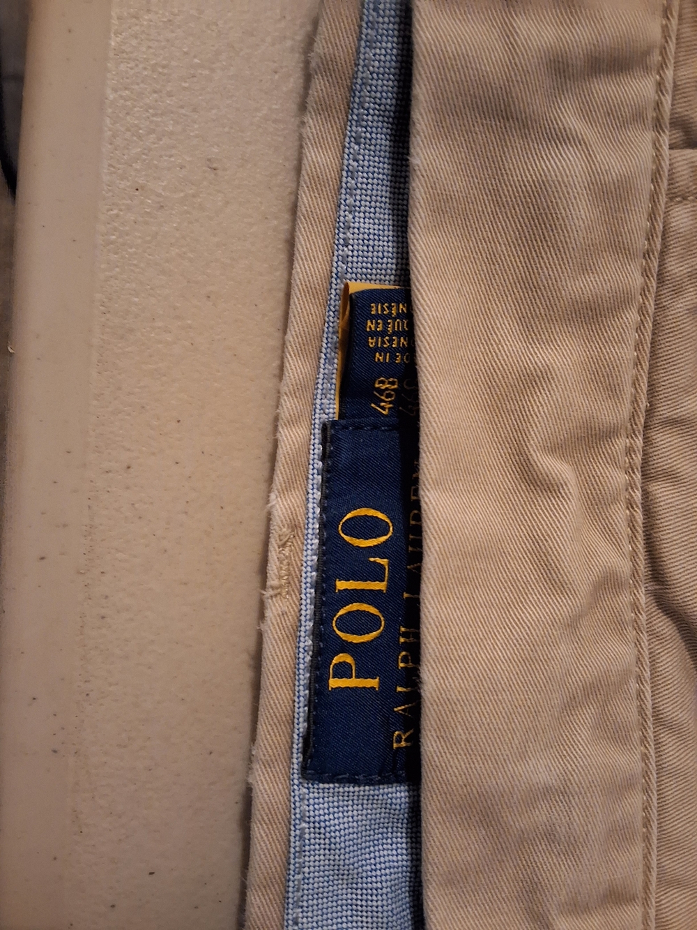 Polo by Ralph Lauren Tan Chino Pants